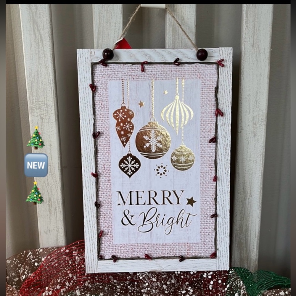 Clearance ~ 
Christmas Holiday Door-Wall Hanging 🎄🆕🎄 A 2 For $14 item